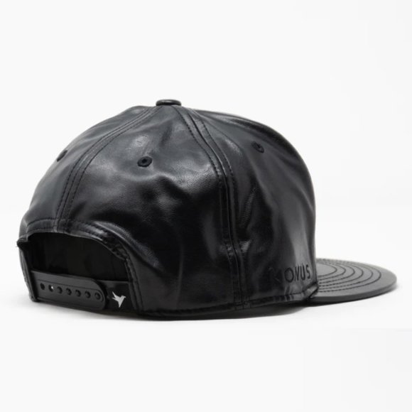 Konus Men's Bird Logo Flag Snapback In Black - Picture 2 of 7